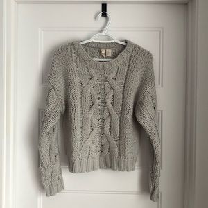 H&M Gray Knit Sweater